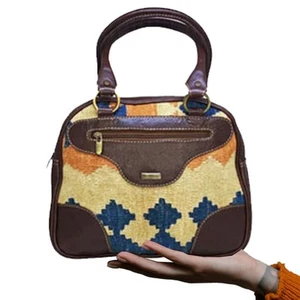 Women's Handbag Genuine Leather Handmade Kilim Tote bag unique, KM 806-14 - Foto 1 di 5