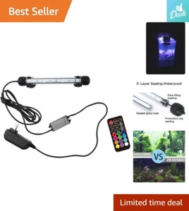 Vibrant LED Aquarium Light - Submersible Stick Mounting - 7.5 inch - Versatile - Picture 1 of 10