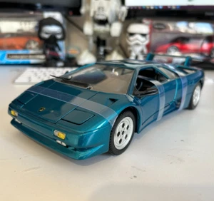 Modellino auto Lamborghini Diablo 1996 Mira 1:18 pressofuso, con scatola, raro - Foto 1 di 11