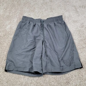 Nike Running Shorts Athletic Training Gym Drawstring Gray Mens Size M - Picture 1 of 7