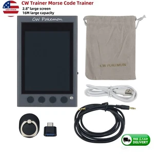 HAMCUBE PRO HAM CW Trainer Morse Code Trainer z ekranem 2,8 cala obsługuje angielski USA - Zdjęcie 1 z 10