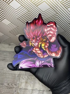 Calcomanía pegatina de movimiento lenticular para coche Dragonball Z Super Saiyan Gogeta God 3D - Imagen 1 de 6