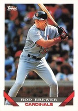 1993 Topps #566 Rod Brewer St. Louis Cardinals