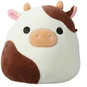 Squishmallow Kellytoy Plush Specialty Cows Ronnie the Brown Cow 8" NWT - Picture 1 of 4