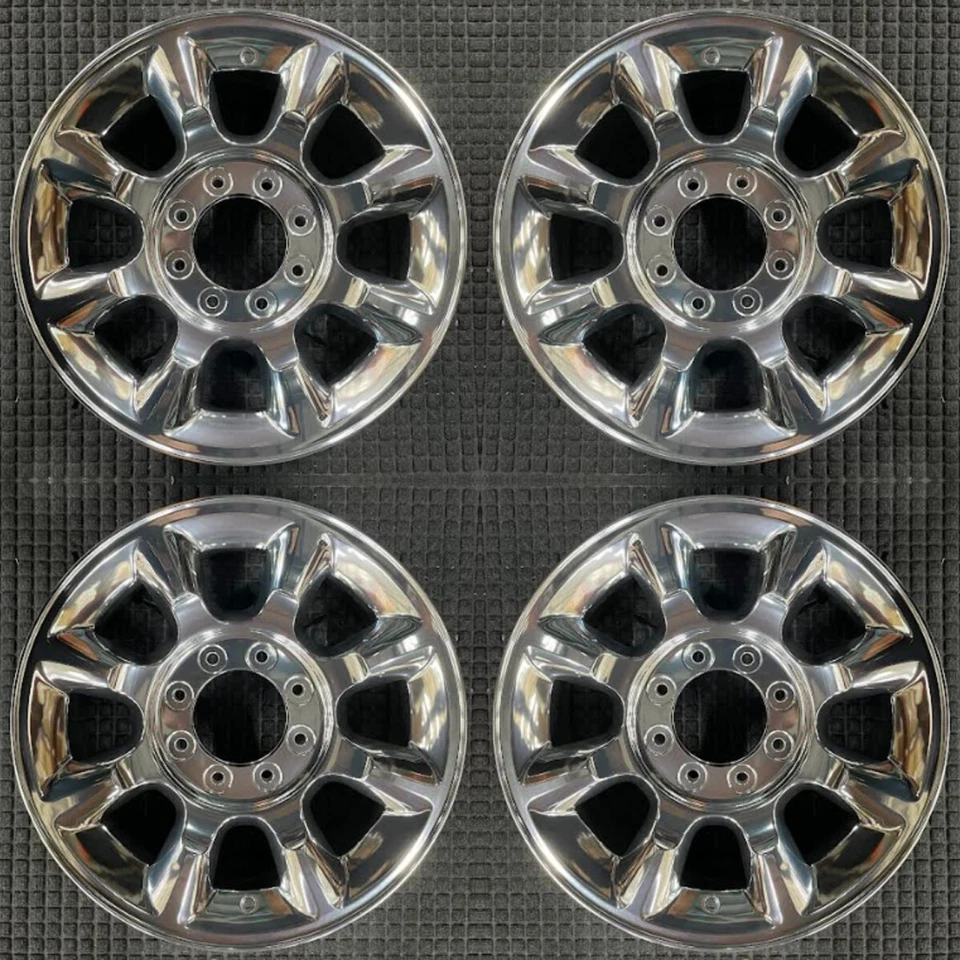 Juego de ruedas pulidas 20" réplica compatible Ford F-250 2011 a 2016 Foto 1 de 1