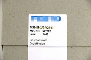 1pc brand new gas source safety valve MS6-EE-1/2-V24-S 527682 #F9 - Bild 1 von 3