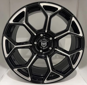 NS6 18 inch Black Milled Rim fits HYUNDAI XG350 2002 - 2005 - Picture 1 of 7