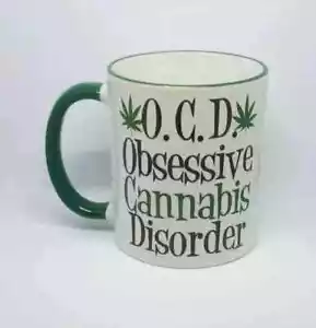 Cannabis Coffee Mugs Rude Weed Tea Cup Fathers Day Joint Funny Birthday Present - Picture 1 of 40