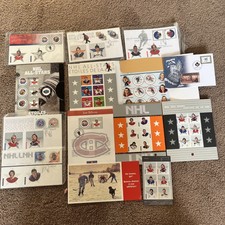 Canada Post NHL All-Stars Massive Stamp Lot Various Years