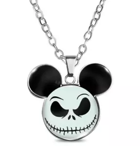 Nightmare Before Christmas Jack Skellington Necklace Pendant Jewellery Chain - Picture 1 of 1