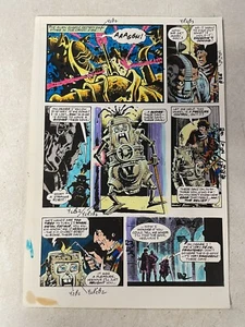 DOCTOR WHO MARVEL PREMIERE #57 comic ART COLOR GUIDE Tom Baker IRON LEGION - Picture 1 of 2