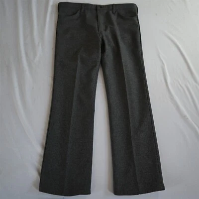 Pantalones de mezclilla de colección Wrangler 38x32 gris Rockabilly Wrancher hechos en EE. UU. corte bota para hombre Foto 1 de 4