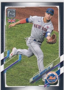 2021 Topps 70th Reino Unido Michael Confort negro paralelo #117 082/125 Mets - Imagen 1 de 1