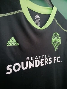 Adidas Seattle Sounders FC Size 10 - 12 Medium Womens Jersey - Picture 1 of 5