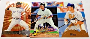 1996 Fleer Metal Universe Walt Weiss #160 & 1997 Ultra Gold Medallion Edition SP - Picture 1 of 13