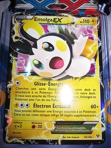 POKEMON NEUVE ★ EMOLGA EX ★ XY 46/146 FRANCAIS MINT 110 PV CARTE ULTRA RARE - Imagen 1 de 1