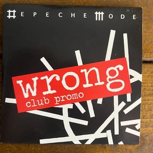 Depeche Mode – Wrong - CLUB PROMO CD (2009) Rare, 9 Mixes/Remixes - Picture 1 of 4