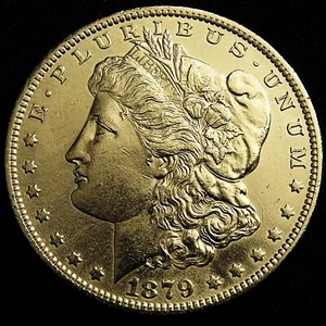 Dólar de plata Morgan 1879-O - Imagen 1 de 6