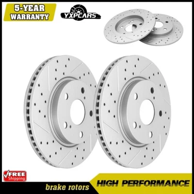 4 шт передних и задних дисковых тормозных дисков для 2008 2009 2010 2011 2012 - 2015 Scion XB - Изображение 1 из 4