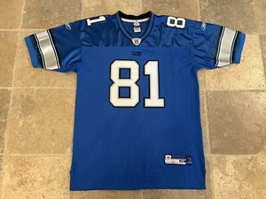 New Calvin Johnson Detroit Lions Reebok On Field Jersey Men Sz 48 Sewn NWOT - Picture 1 of 12