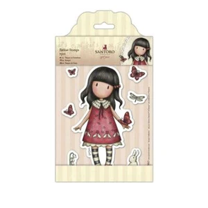 Docrafts Santoro's Gorjuss Gummistempel 7/Stück Flugzeit NEU - Bild 1 von 3