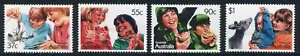 1987 Australia Aussie Kids Set Of 4 Mint Never Hinged, Clean & Fresh - Imagen 1 de 1