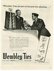1944 Wembley Ties Soldier Picks Post-War Neck Tie WWII Vintage Print Ad