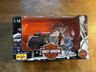 Motocicleta Harley-Davidson FLSTS Heritage Springer Maisto 1:18 - Imagem 1 de 2