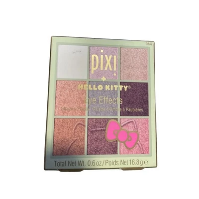 Paleta de sombras de ojos Pixi Hello Kitty efectos de ojos #0347 9 tonos 0,6 oz nueva Foto 1 de 2
