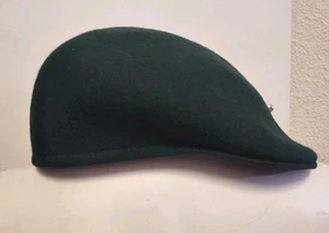 Vintage Cable Car Clothiers Green Wool Flat Newsboy Cap Robert Kirk Size XL NICE - Picture 1 of 7