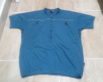 Camiseta deportiva de ciclismo Oakley vintage de los años 2000 azul reflectante talla L Foto 1 de 4