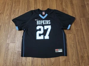 Vintage Johns Hopkins Blue Jays Nike Team Lacrosse Trikot Medium schwarz Mesh #27 - Bild 1 von 9