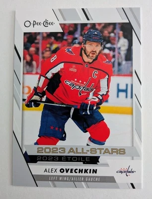 2023-24 O-Pee-Chee Hockey #503 Alex Ovechkin Washington Capitals Left Wing  - Image 1 of 2