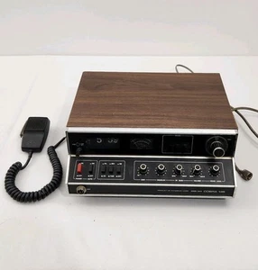 Vintage Cobra 135 SSB/AM CB Radio Base Station, Clock , Mic Power Antenna Cord - Zdjęcie 1 z 16