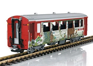 LGB 30679 escala G vagón de pasajeros RhB época 6 NUEVO EMBALAJE ORIGINAL - Imagen 1 de 5