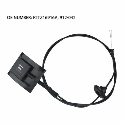 Manija de tracción del cable de liberación del capó para camionetas Ford 92-97 serie F Bronco 912-042 EXD Foto 1 de 4