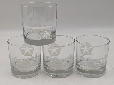 Juego de 4 gafas antiguas Chrysler Pentastar Logo conexión directa Mopar Foto 1 de 3