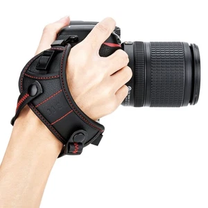 Deluxe Microfiber Camera Hand Strap, Secure Padded Camera Holder Wrist Strap ... - Picture 1 of 9
