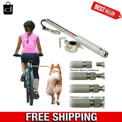 Correa de bicicleta manos libres Plus para perros - fuerza ajustable 550 lb para perros grandes Foto 1 de 4