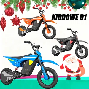 KIDDOWE D1 Kinder Elektro Dirtbike 300W 4Ah Motocross E-Bike Motorrad 15KM NEU - Bild 1 von 34