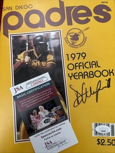 DAVE WINFIELD Signed 1979 San Diego Padres Yearbook JSA COA - Picture 1 of 10