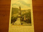 TRENTO TRIENT DOMINIO AUSTRIACO CARTOLINA COLORI ANIMATA MONUMENTO A  DANTE 1901