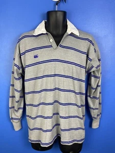 Vintage Canterbury casual rugby jersey small grey - Picture 1 of 9