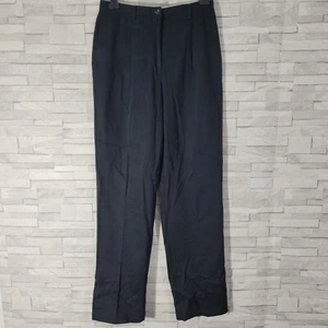 Pantalones chinos vintage Eddie Bauer para dama negros talla 10 UK pierna 34 alto tiro alto - Imagen 1 de 11
