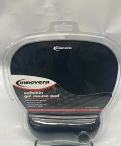 Innovera Softskin Gel Mouse Pad with Wrist Rest IVR-51450, Black- NEW/ SEALED - Picture 1 of 3