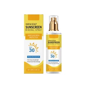 Hair And Scalp Sunscreen Mineral Spray SPF 30 100ml Prevent Hair Color Fading - Picture 1 of 20