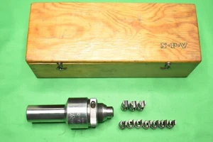 SPV SA-0B Quick Change Tapping Head 1" Shank & 10 Collets - Sweden - Picture 1 of 17