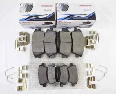 Pastilhas de freio traseiras dianteiras de cerâmica completa Asianautos com hardware para Kia Sportage 17-22 - Imagem 1 de 4