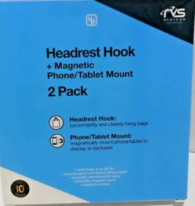 RVS Systems Headrest Hook - 2 Pack Brand New* Missing 2 Extra Pieces Only! DEAL - Foto 1 di 8