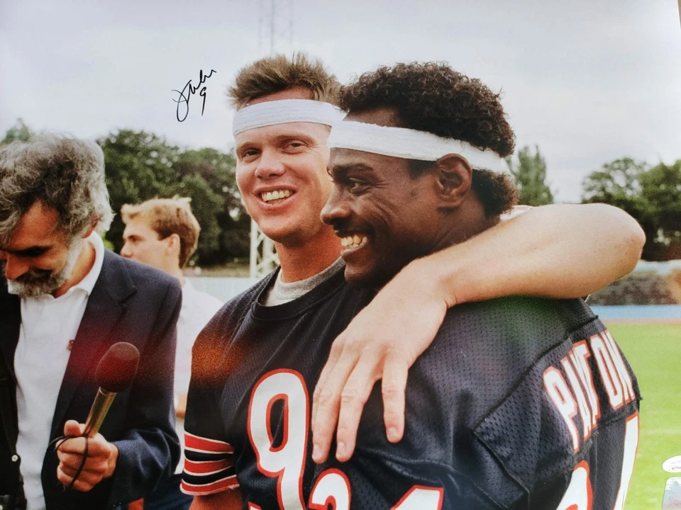 Jim McMahon Firmado Chicago Bears Walter Payton y Jim McMahon 16x20 - JSA Wit... Foto 1 de 1